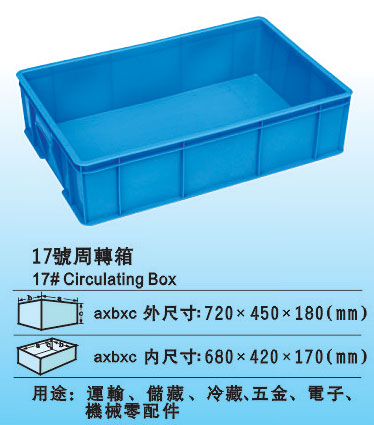 17#塑料周轉箱 環保膠箱廠家批發