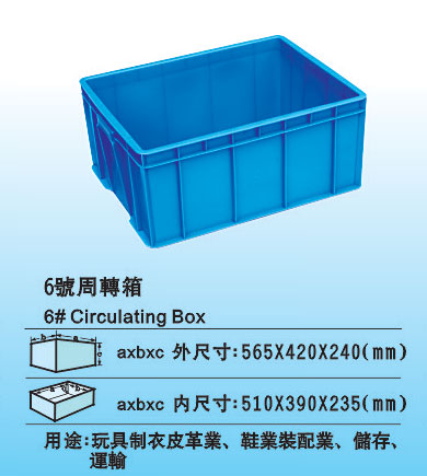 6#塑料周轉箱 塑料膠箱廠家 批發周轉箱