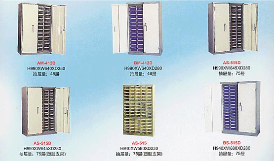 75抽零件柜(帶門)